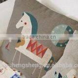 New Super Soft Linen Cotton Animal Print Cushion thumbnail-2