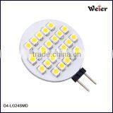 China Led G4 12VDC G4 SMD 3528 Round Shape CE RoHS