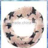 Pink & Black Knitted Glitter Star Scarf/snood Neck Scarf thumbnail-1