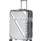2016 Fashion ABS and PC Aluminum Frame Hard Luggage China Factory Trolley Case Travel Luggage Bag Trolley Case Travelling Bag thumbnail-1