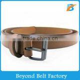 Solid Color Leather Adjustable Skinny Belt With Metal Pin Buckle thumbnail-2