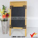 Kids Wood Wall Drawing Slate Board With Shelf thumbnail-1