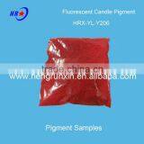 HRX-YL-Y206 Red New Products Fluorescent Pigment for Candles