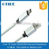 High Quality USB Type C Nylon Braided Connector Data Cable,USB 3.1 Type-c Charging Cable for Xiaomi 5/Macbook