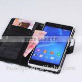 Best Selling Stand Color Painting for Sony Xperia Z3 Wallet Cell Phone Case Cover thumbnail-3