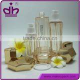 Luxury Hexagonal Cosmetic Empty Bottle Set With Jar