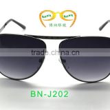 cheap Leather-wrapped Metal Sunglasses