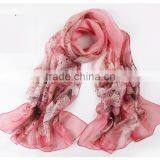 Wholesale 2016 New China Digital Printed Silk Long Fashion Scarf for Lady thumbnail-6