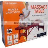 Colorful Printing Foldable Corrugated Box for Massage Table