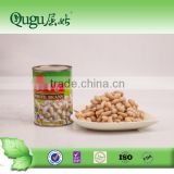 Can food factory of white kidney beans in tin