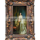 Beautiful Golden Resin Frame for Pictures Size 8*16 Inch Resin Frame