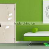 Mdf Interior Modern Carved Simple Design Wood Door,glass Door
