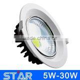 6500k Cool White Color COB Led Recessed Adjustable Downlight thumbnail-3