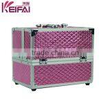 Popular Product Beauty PU Double Open Hard Aluminum Vanity Case thumbnail-1