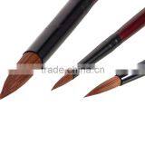 Professional Upscale Long Wooden Handle Horse Hair Round Artist Water Color Absorbing Brush Set for Watercolor Painting thumbnail-3