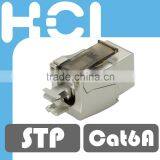 RJ45 STP Female Connector Cat 6A Keystone Jack Module thumbnail-4