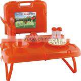 27pcs Portable Plastic Picnic Plate Set thumbnail-2