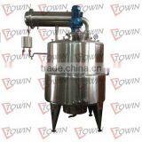 Hot sale stainless steel chemical jacketed glass reactor with condensor