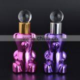 UV Pink Purple Colored 12ML Empty Essential Oil Glass Perfume Bottles With Glass Stick Caps thumbnail-2