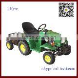Hot Sale China Cheapest 4wd 110cc Mini Tractor With Trailer thumbnail-3