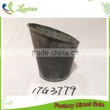 China Allibaba Com Products Shabby Home & Garden Decoration Printing Metal Half Round Flower Pot thumbnail-2