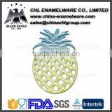 Heat Resistant Cast Iron Enamel Trivet for Kitchen