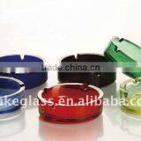 Colored Glass Ashtray ,round Glass Ashtray, Ashtray thumbnail-1