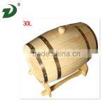 Pine Wood Decorative Mini Wine Barrel thumbnail-4