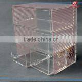 Factory Supply Custom Clear Acrylic Large Jewelry Organizer