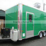 Factory Made Fast Food Mobile Kitchen Truck Trailer Van Trailer thumbnail-4