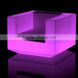 Hot Sales Colorful Illuminate Rechargeable Battery LED Sofa thumbnail-4