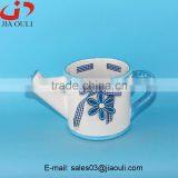 Hot Sales Home Decor Watering Can Shape Garden Planters, Flower Pots Ceramic thumbnail-1