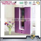 Bedroom Closet Steel Indian Dressing Clothes Designs Wardrobe Cabinet thumbnail-1