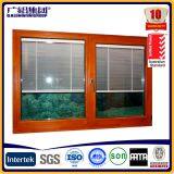 Little Space Occupation Aluminium Wood Section Window Powder Coating With Mosquito thumbnail-5