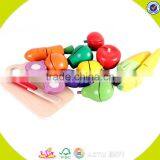 Wholesale Hot Wooden Cutting Food Toy Colorful Wooden Pretend Cutting Food Toy Baby Cutting Fruits and Vegetables W10B125 thumbnail-5