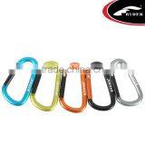 6mm Aluminum Frosting Camping Quick Release Snap Hook