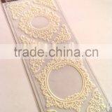 Decorative Glitter Frame Lace Foam Sticker, Classic Decorative Shinny Glitter Sticker thumbnail-3