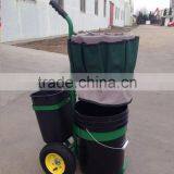 Garden & Tool Caddy , Garden Tool Trolly, Garden Tool Organizer Cart With Buckets thumbnail-1