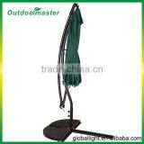 9ft Patio Banana Outdoor Umbrella With Cross Base thumbnail-3