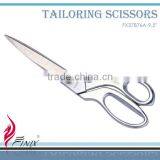 Stainless Steel Silver Zinc-Alloy Handle Tailor Scissors