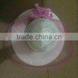 Cheap Lace Hollow Summer Lady Straw Hat for Weddings thumbnail-2