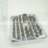 42156 52 Pcs 304 Stainless Steel Cake Master Decorating Tip Set, With Hinged Storage Box thumbnail-2