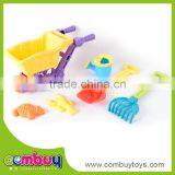 Summer Beach Toy Set Plastic Folding Toys Cart Trolley Beach thumbnail-1