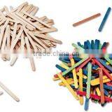 Colourfull Cheap Custom Wood Ice Cream Stick thumbnail-1