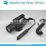 Lightweighted Plastic Housing Green Laser Sight and 200 Lumens CREE Q5 LED Flashlight Combo thumbnail-1