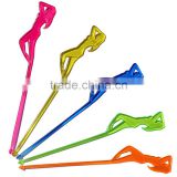 Colorful plastic and flavored coffee stir sticks