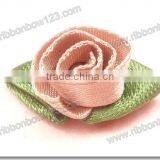 New Satin Leaves Ribbon Bows thumbnail-1