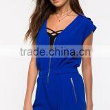 Best Selling Zip Utility Women Romper Wholesale OEM Service thumbnail-3