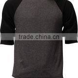 Casual Raglan Mens 3/4 Sleeve TShirt Baseball Cotton Jersey S-3XL thumbnail-3