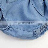 Blue Denim Bloomer Baby Diaper Cover Size for Newborn to 24 Month thumbnail-3